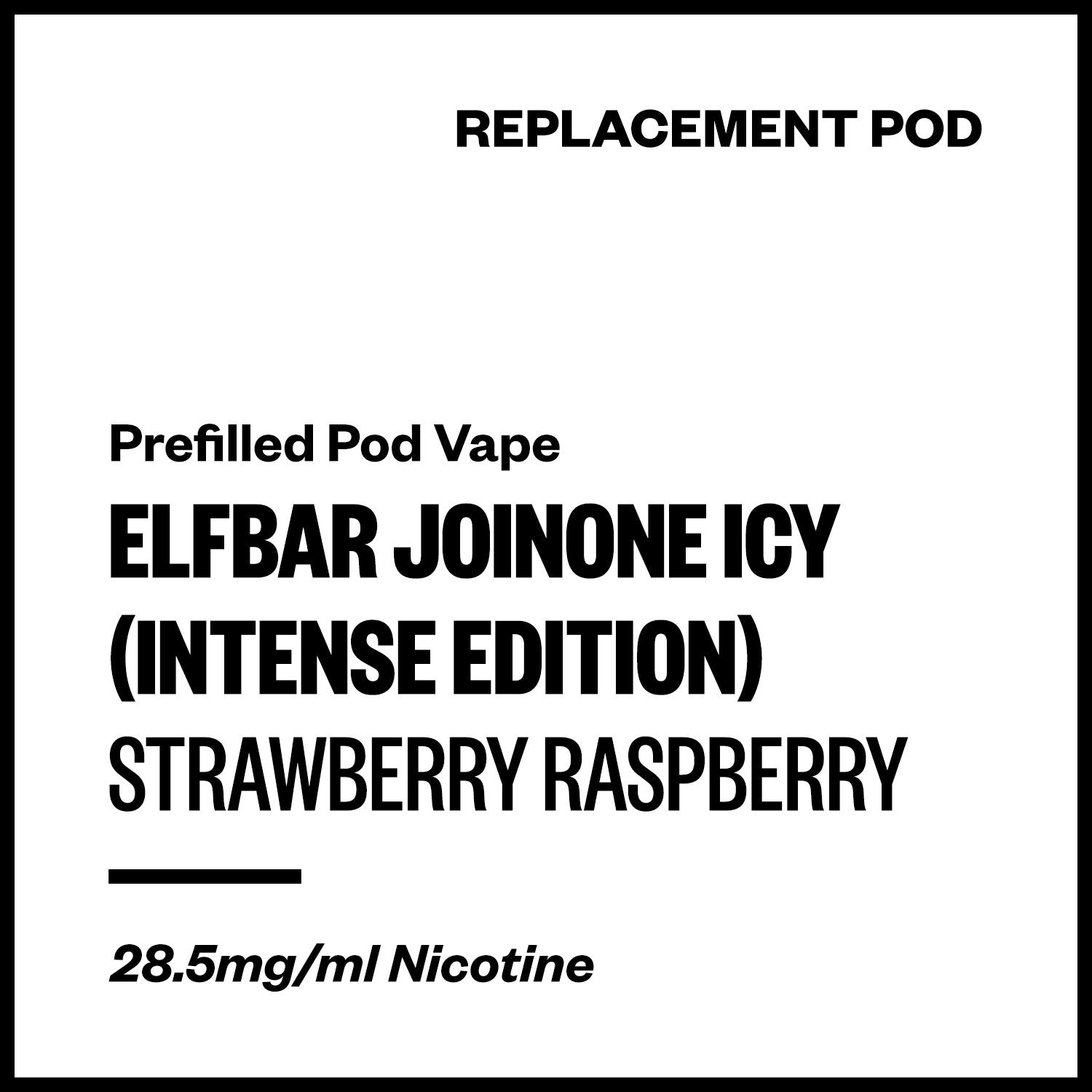 elfbar-joinone-icy-intense-pod-strawberry-raspberry.jpg Elfbar JoinOne Icy Intense Edition - Strawberry Raspberry (Replacement Pod) - Image 1