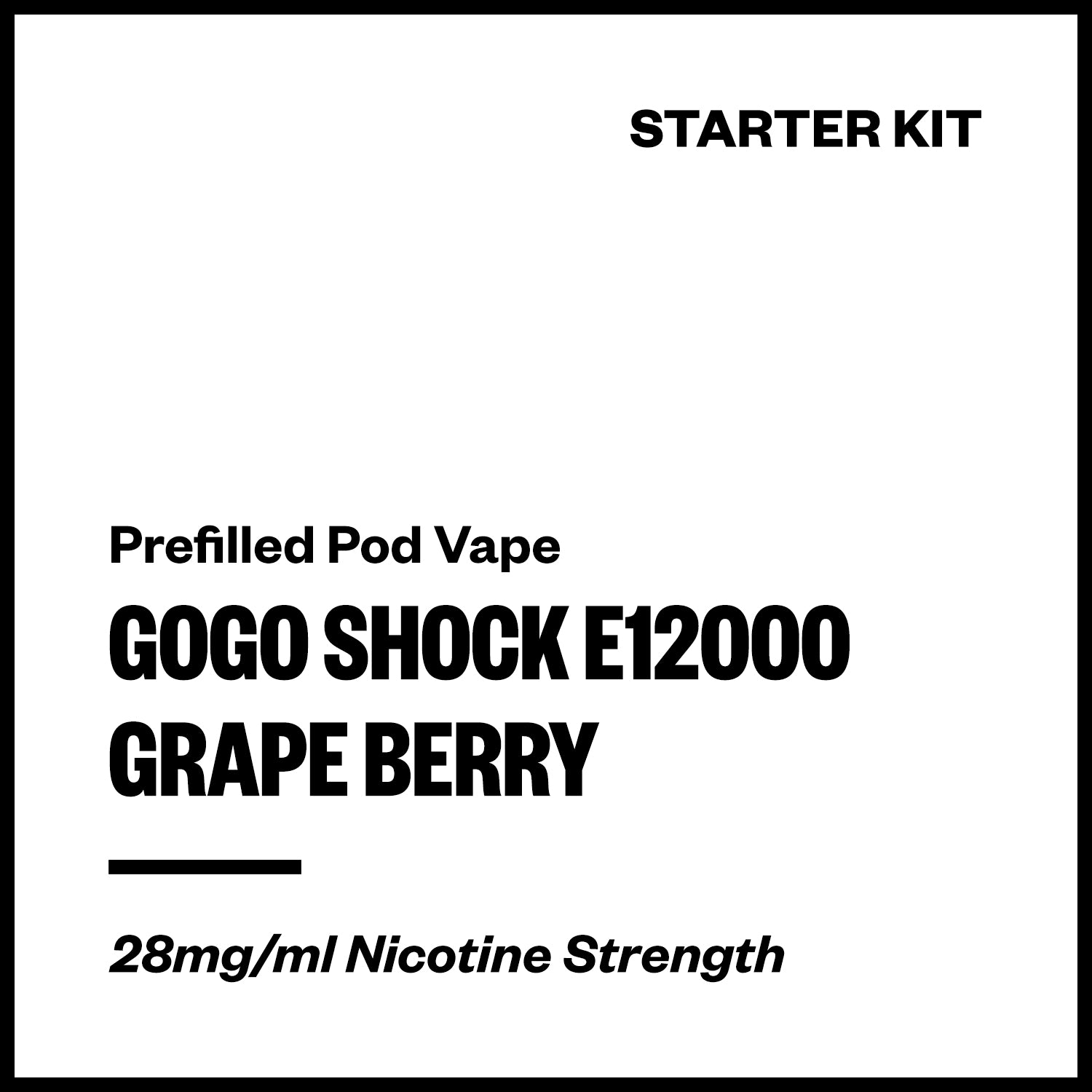 gogo-shock-e12000-kit-grape-berry.jpg GoGo Shock E12000 - Grape Berry (Starter Kit) - Image 1