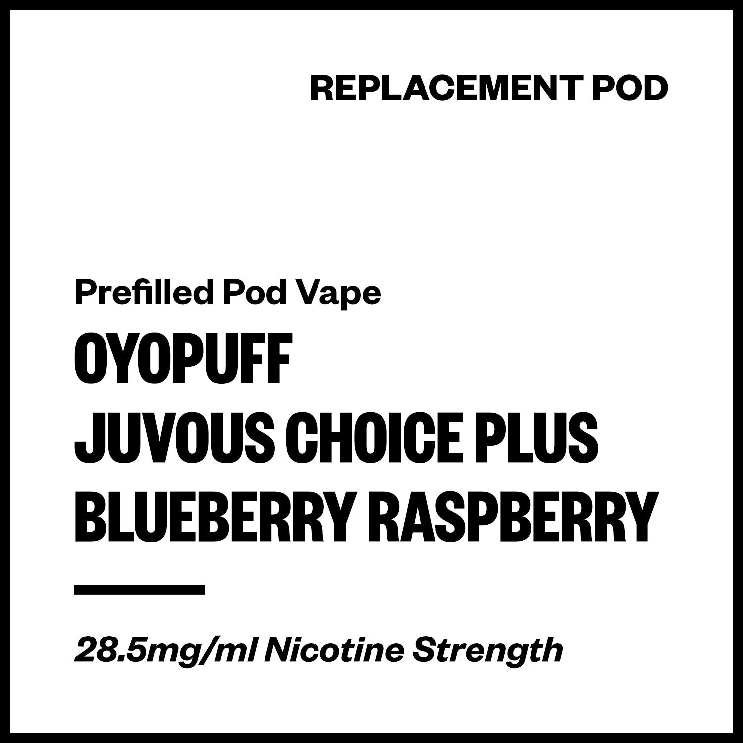 oyopuff-juvous-choice-plus-pod-blueberry-raspberry_10e8e75e-a7bc-42d7-96d2-4a9039402d21.jpg Oyopuff Juvous Choice Plus - Blueberry Raspberry (Replacement Pod) - Image 1
