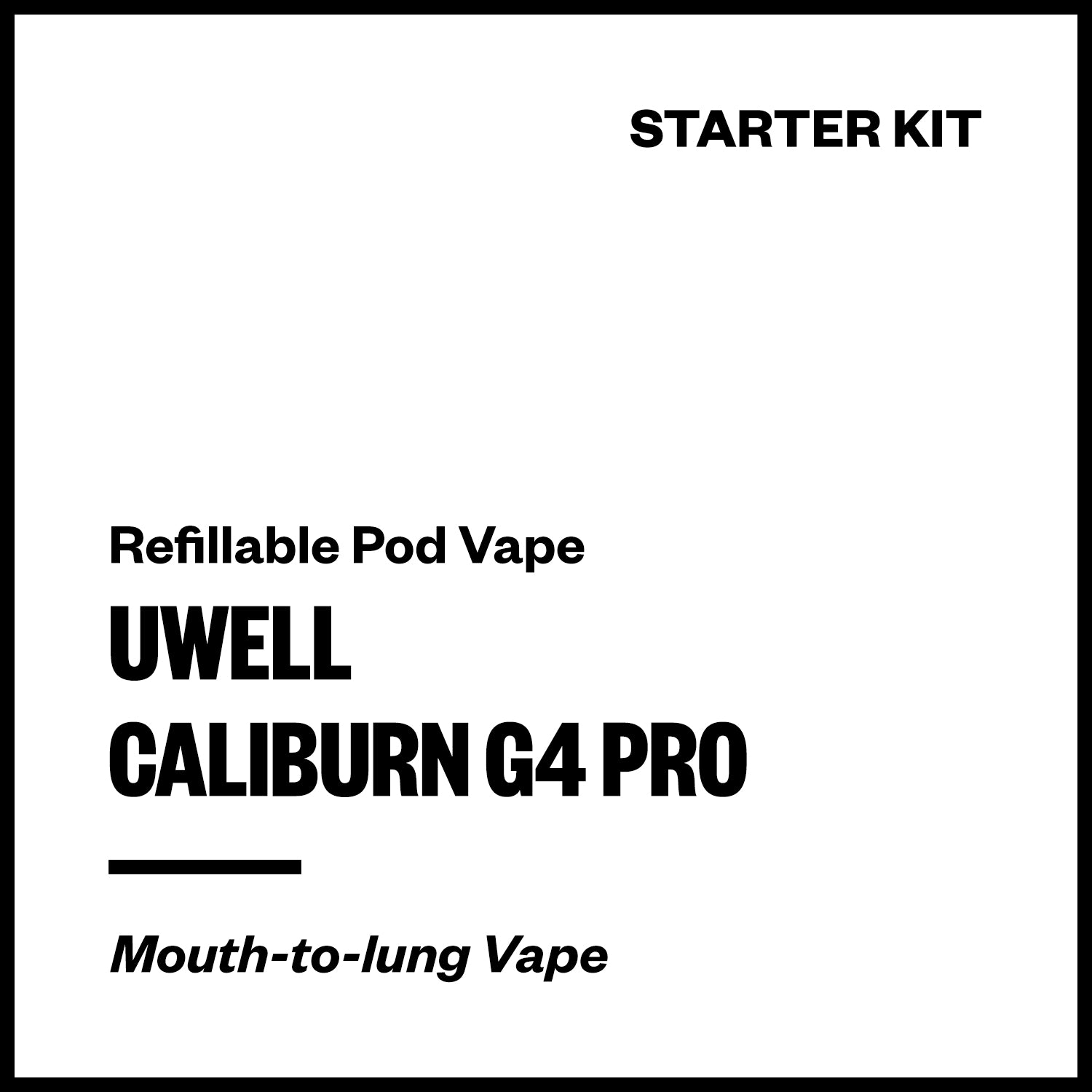 uwell-caliburn-g4-pro.jpg Uwell Caliburn G4 Pro Pod Kit - Image 1