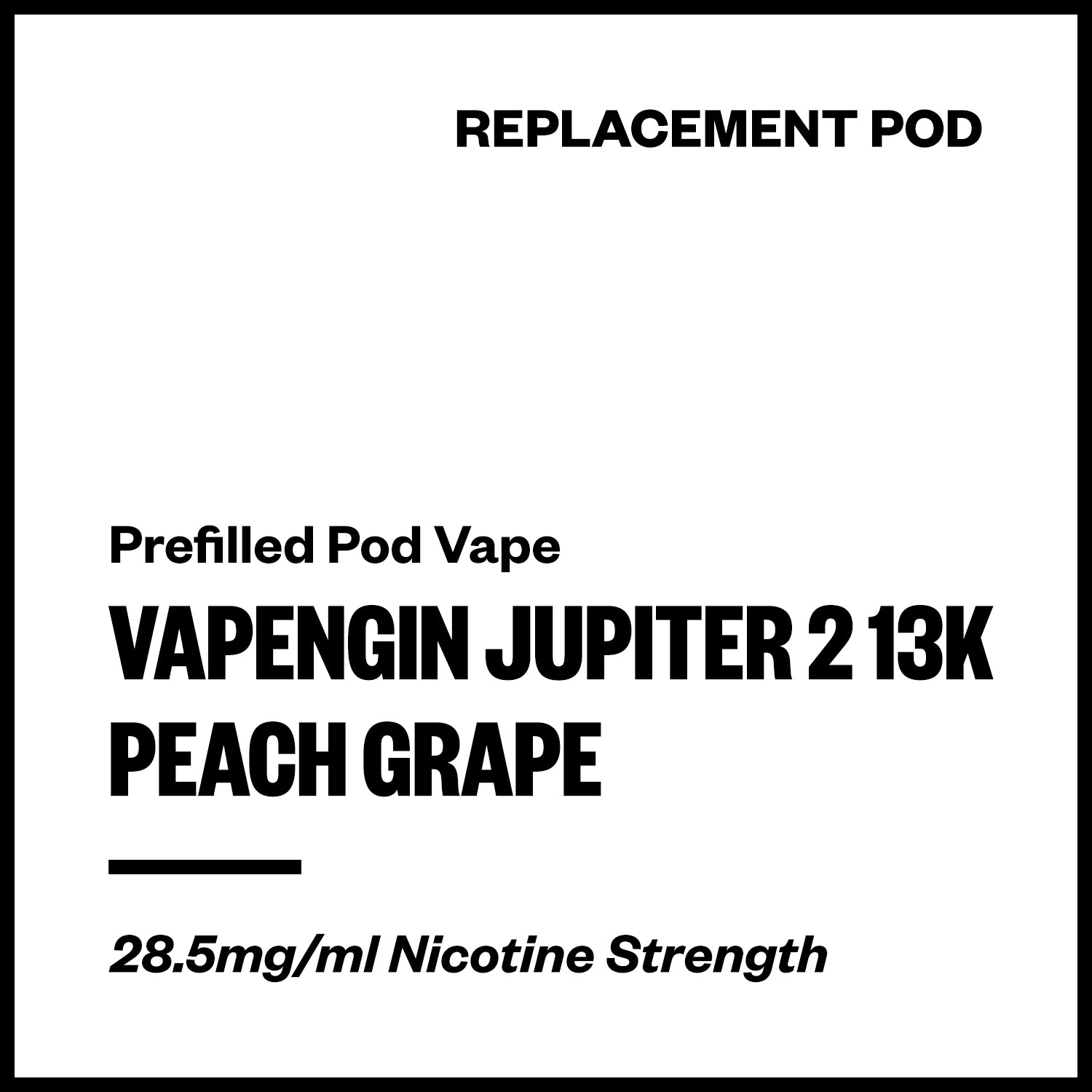 vapengin-jupiter-2-13k-pod-peach-grape.jpg Vapengin Jupiter 2 - Peach Grape (13,000 Puffs Replacement Pod) - Image 1
