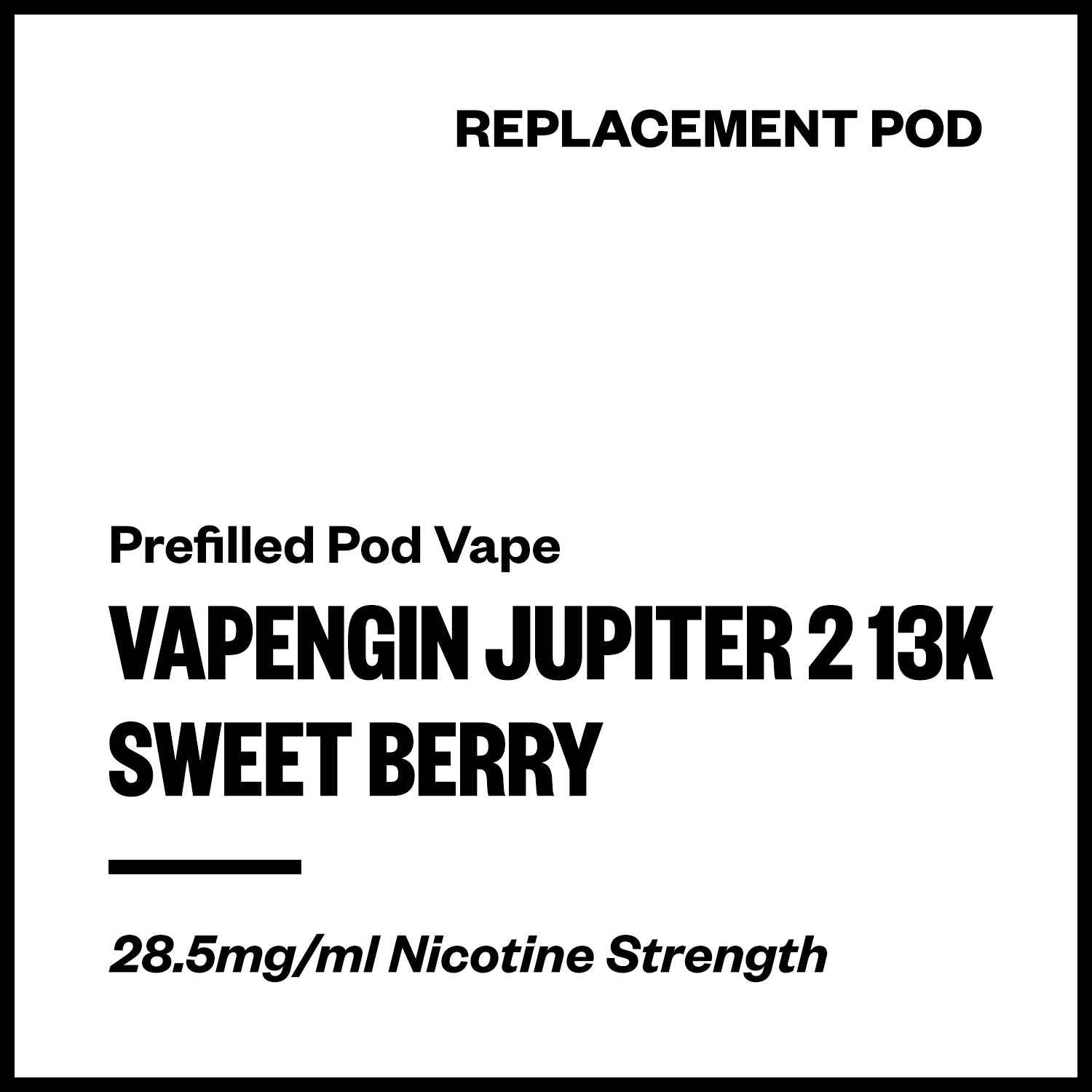 vapengin-jupiter-2-13k-pod-sweet-berry.jpg Vapengin Jupiter 2 - Sweet Berry (13,000 Puffs Replacement Pod) - Image 1